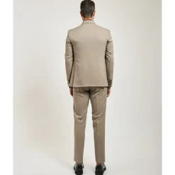 Mulish Double-breasted pak met logoknoppen-Heren Kostuums