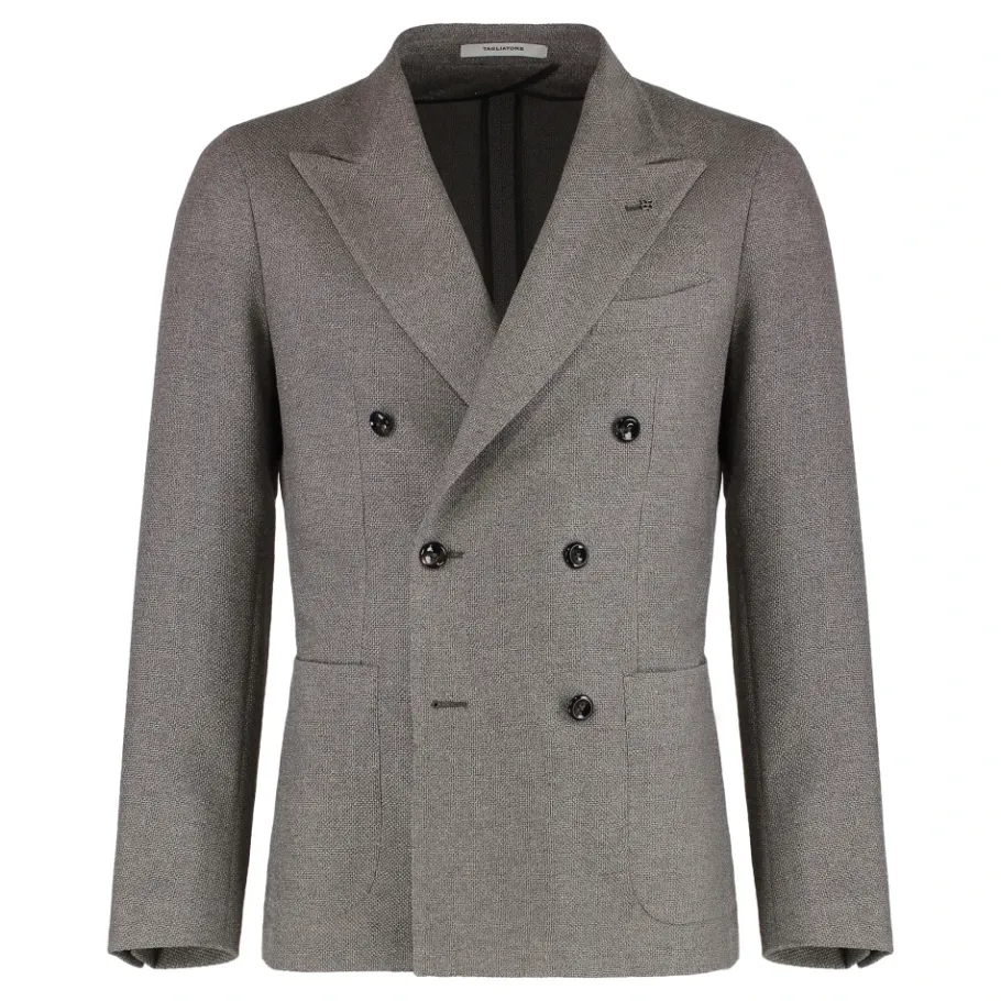 Tagliatore Double-breasted Wollen en Zijden Jas-Heren Jassen