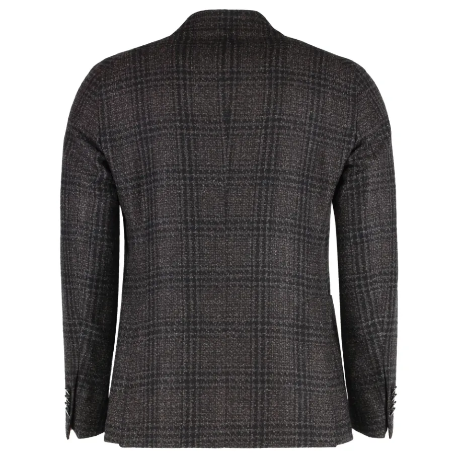 Tagliatore Double-breasted wollen jas-Heren Jassen