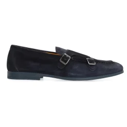 Doucal's Duke Suede Monk-strap Schoenen-Heren Instappers & Slip Ons