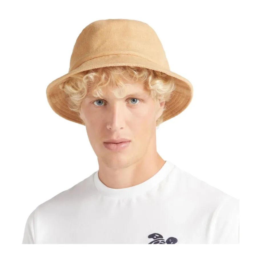 Vilebrequin Effen Unisex Badstof Hoed-Heren Hoeden