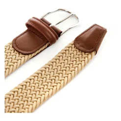 Anderson's Elastische Riem met Lederen Details-Heren Riemen