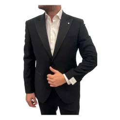 Luigi Bianchi Mantova Elegant Smoking Kostuum-Heren Kostuums