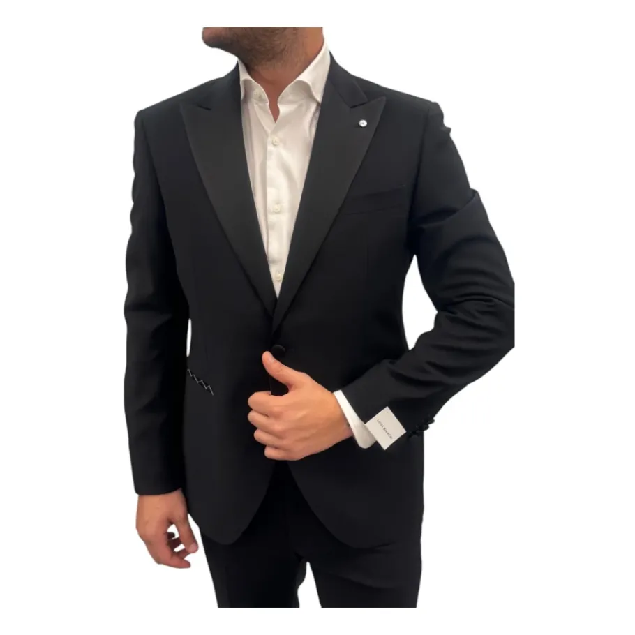 Luigi Bianchi Mantova Elegant Smoking Kostuum-Heren Kostuums