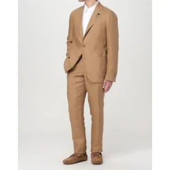 Lardini Elegante e Linnen Tweedelig Pak-Heren Kostuums