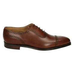 Crockett & Jones Elegante Cognac Leren Business Schoenen-Heren Nette Schoenen