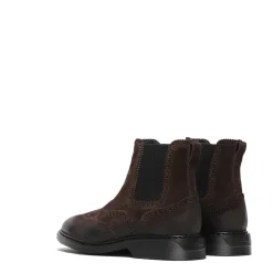 Hogan Elegante Enkellaarsjes Marrone Swallowtail-Heren Laarzen