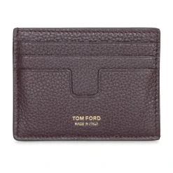Tom Ford Elegante Leren Kaarthouder-Heren Portefeuilles