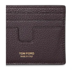 Tom Ford Elegante Leren Kaarthouder-Heren Portefeuilles