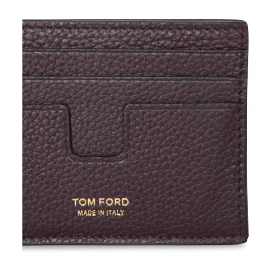 Tom Ford Elegante Leren Kaarthouder-Heren Portefeuilles
