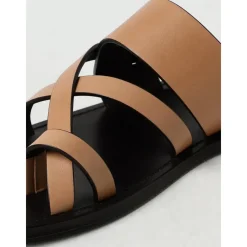 Saint Laurent Elegante leren sandalen-Heren Slippers