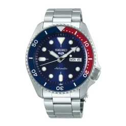 Seiko Elegante Sportieve Automatisch Horloge in Zilver-Heren Horloges