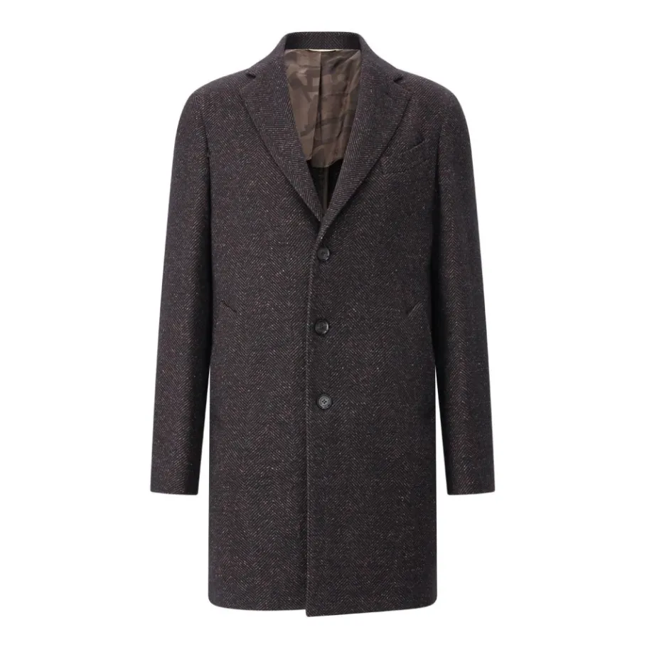 Maurizio Baldassari Enkelrijige jas-Heren Jassen