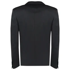 Off White Enkelrijige Jas van Maagdelijke Wol-Heren Jassen