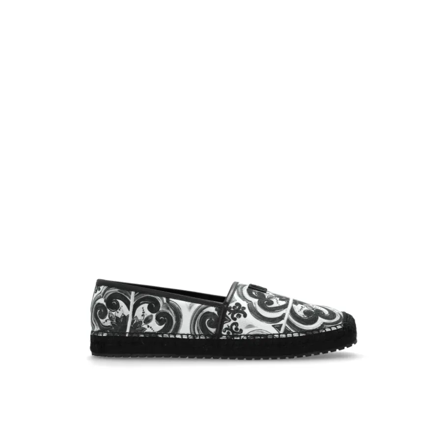 Dolce & Gabbana Espadrilles met Majolica-print-Heren Espadrilles