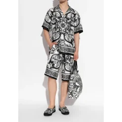 Dolce & Gabbana Espadrilles met Majolica-print-Heren Espadrilles