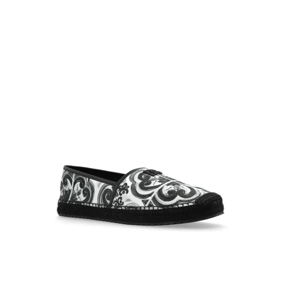 Dolce & Gabbana Espadrilles met Majolica-print-Heren Espadrilles