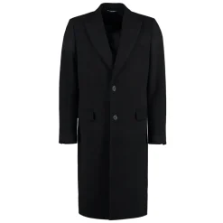 Dolce & Gabbana Essential Line Single-Breasted Wollen Jas-Heren Jassen