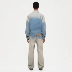 FLÂNEUR Faded Tweed Denim Jeans Licht-Heren Jeans