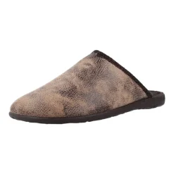 Victoria Faux Leather Comfort Slippers-Heren Pantoffels