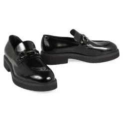 Ferragamo Fiorello Leren Loafers-Heren Instappers & Slip Ons