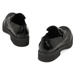 Ferragamo Fiorello Leren Loafers-Heren Instappers & Slip Ons