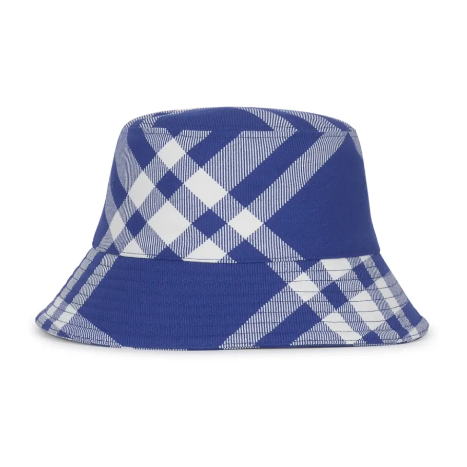 Burberry Fishermans Cap in Seasonal Checks-Heren Hoeden