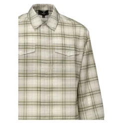 REPRESENT Flanellen Knoopshirt, Groen/-Heren Overhemden