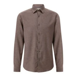 Eton Flanellen overhemd-Heren Overhemden