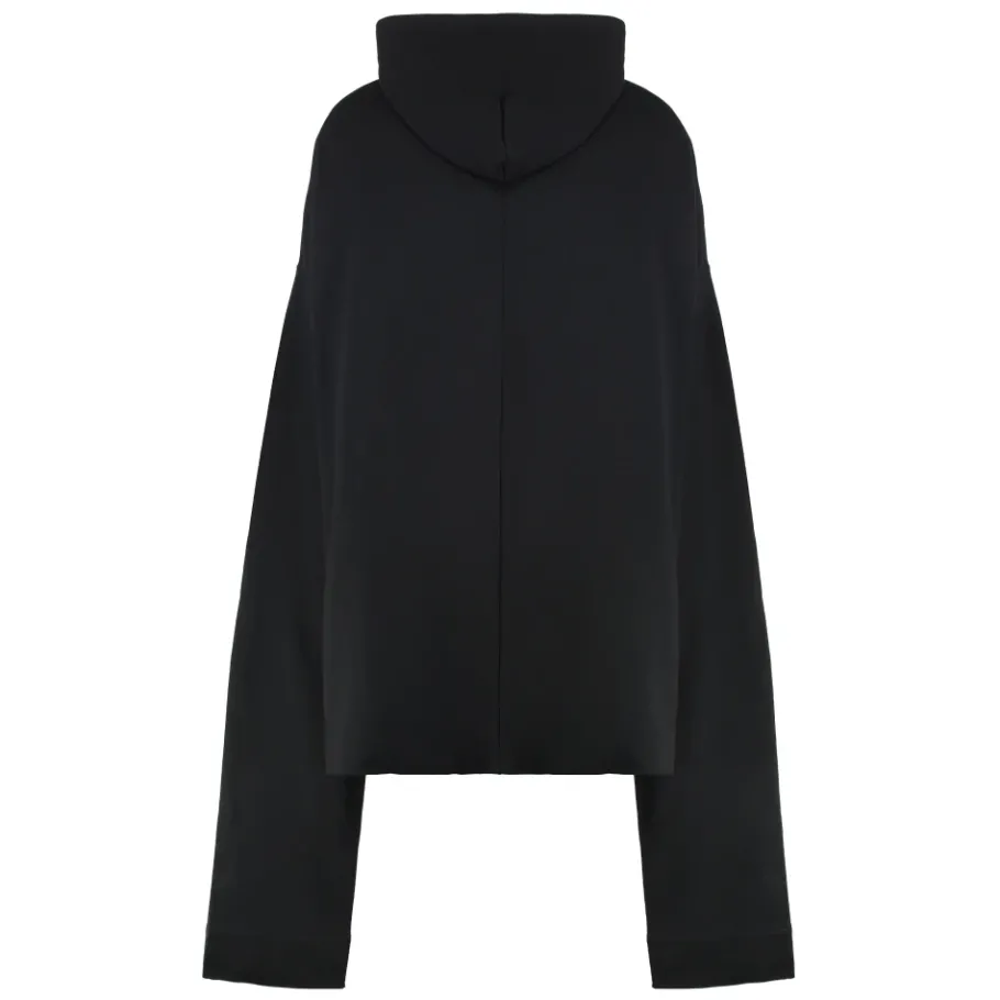 Rick Owens Flyproof Tunic Hooded Sweatshirt-Heren Truien & Vesten