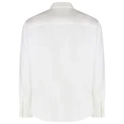 Maison Kitsuné Fox Head Embroidery Casual Shirt-Heren Overhemden