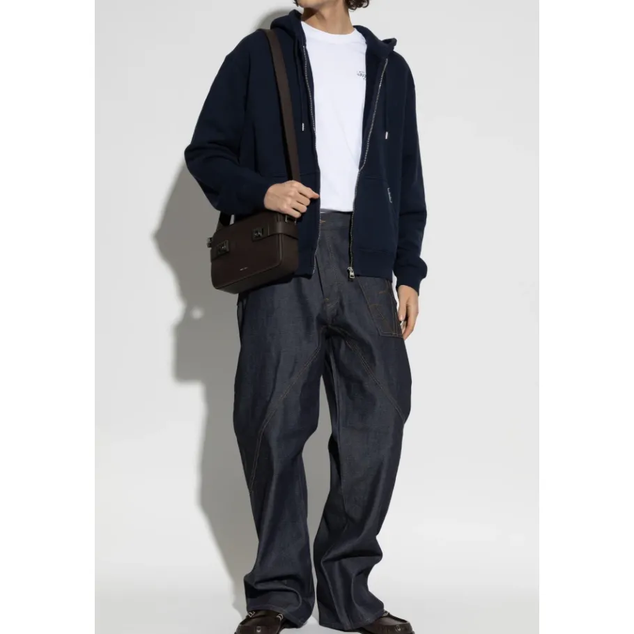 JW Anderson Front Zip Hoodie-Heren Truien & Vesten