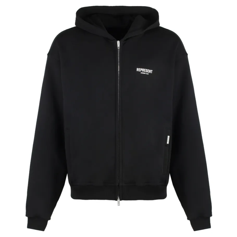 REPRESENT Full zip katoenen hoodie-Heren Truien & Vesten