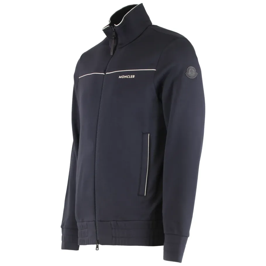 Moncler Full-zip Hoodie van een katoenmix-Heren Truien & Vesten