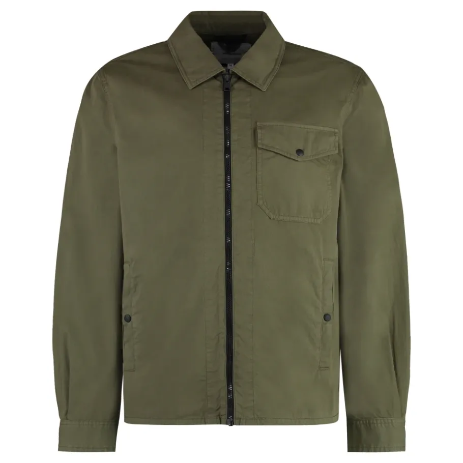 Woolrich Gabardine Overshirt-Heren Jassen