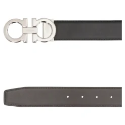Ferragamo Gancini Reversible Leren Riem-Heren Riemen
