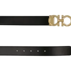 Ferragamo Gancini Reversible Leren Riem-Heren Riemen