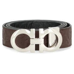 Ferragamo Gancini Reversible Leren Riem-Heren Riemen