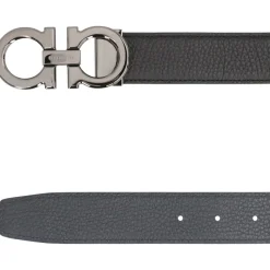 Ferragamo Gancini Reversible Leren Riem-Heren Riemen