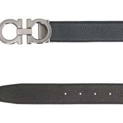 Ferragamo Gancini Reversible Leren Riem-Heren Riemen