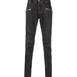 Balmain Gebleekte Skinny Jeans in-Heren Jeans