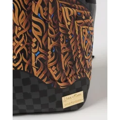 SPRAYGROUND Geblokte Rugzak met Arabisch Schrift-Heren Rugzakken