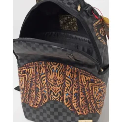 SPRAYGROUND Geblokte Rugzak met Arabisch Schrift-Heren Rugzakken