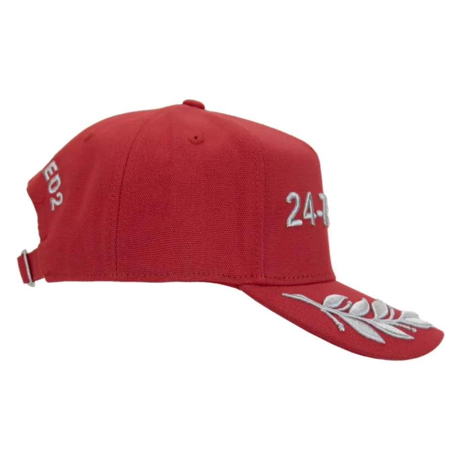 Dsquared2 Geborduurde baseballpet met gesp-Heren Petten