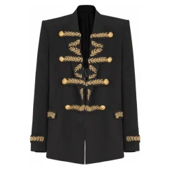 Balmain Geborduurde crêpe jas-Heren Kostuums