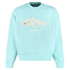 Palm Angels Geborduurde katoenen sweater-Heren Truien & Vesten