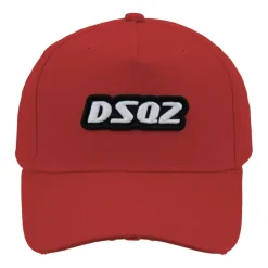 Dsquared2 Geborduurde Logo Baseball Cap Fibbia-Heren Petten