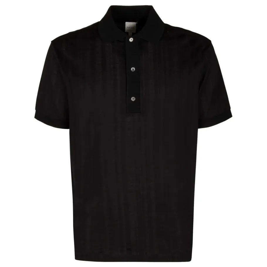 Paul Smith Gebreid katoenen poloshirt-Heren Shirts