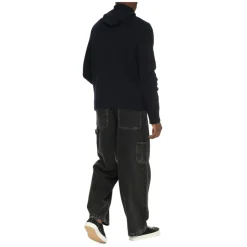 Bottega Veneta Gebreide Hoodie-Heren Truien & Vesten