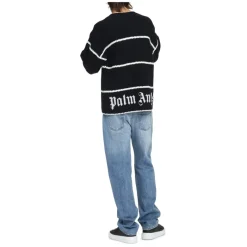Palm Angels Gebreide Pullover van Wolmix-Heren Truien & Vesten
